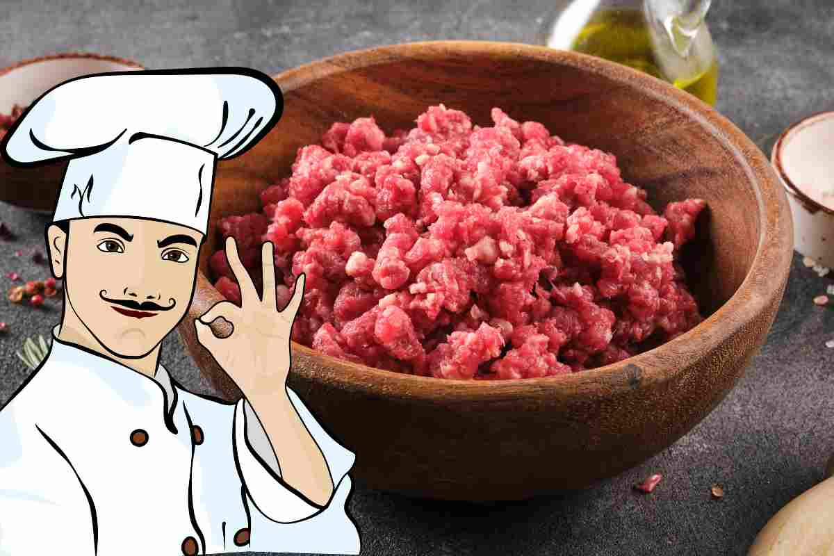 Carne macinata, perfetta per il polpettone ricco