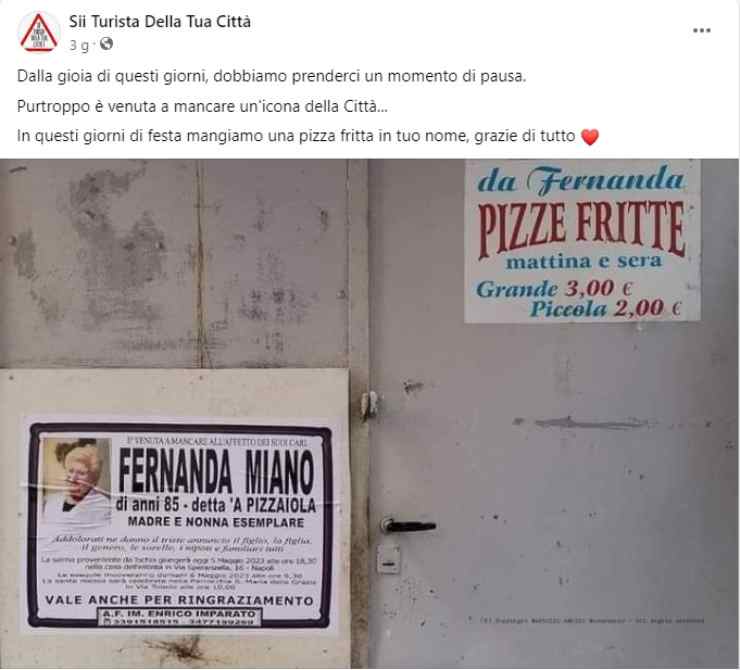 Napoli lutto Quartieri Spagnoli