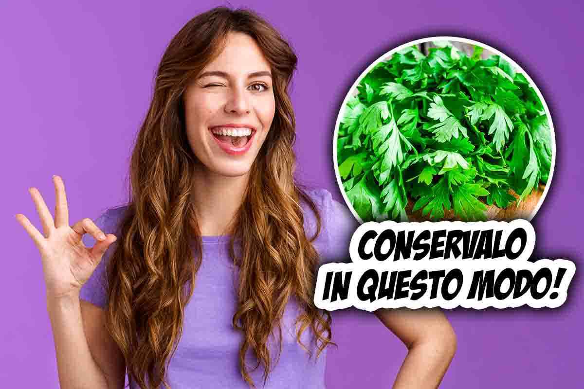 conservare prezzemolo