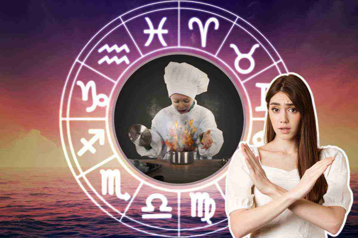 disastro in cucina: segno zodiacale