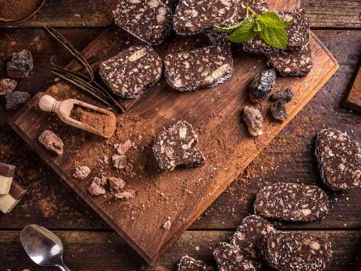 ricetta salame di cioccolato