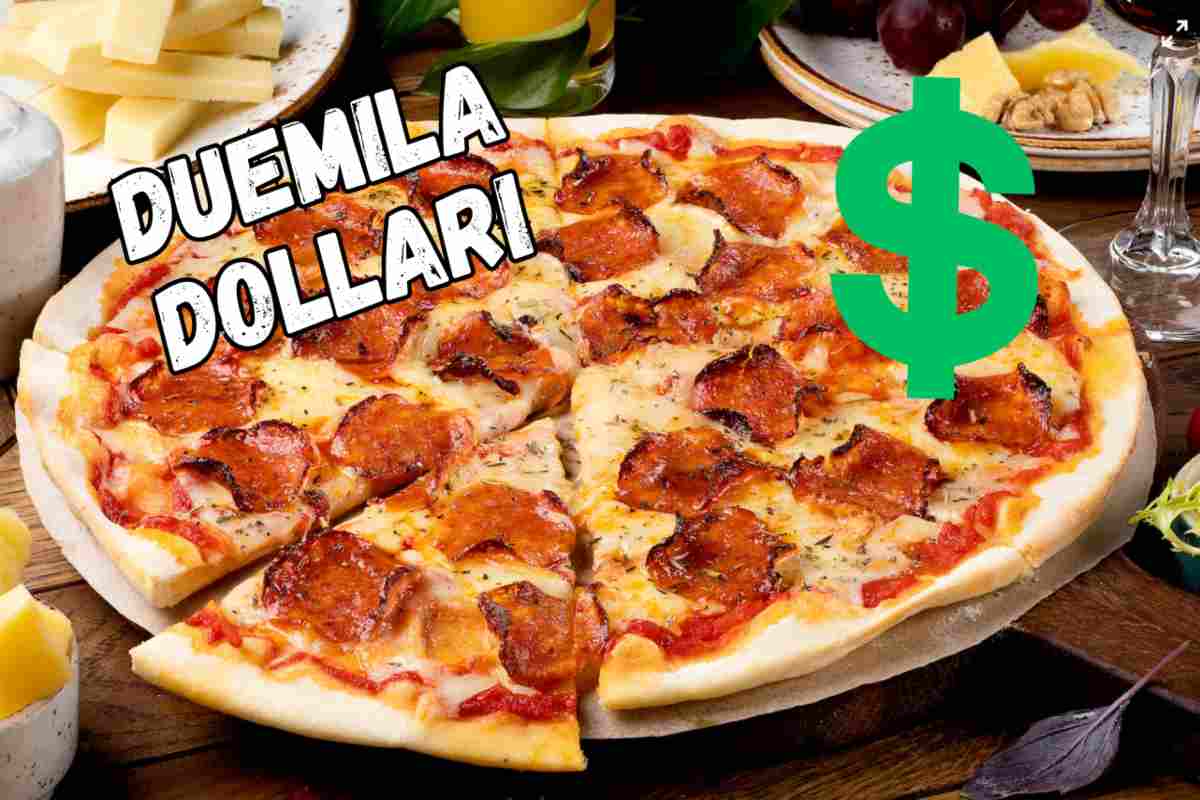 pizza da 2.000 euro spopola sui social