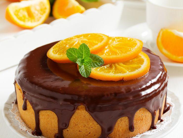 torta arancia e cioccolato