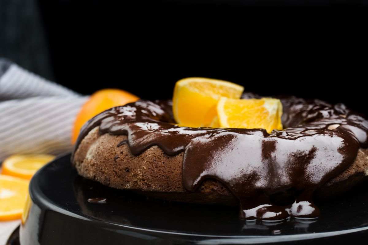 torta arancia e cioccolato