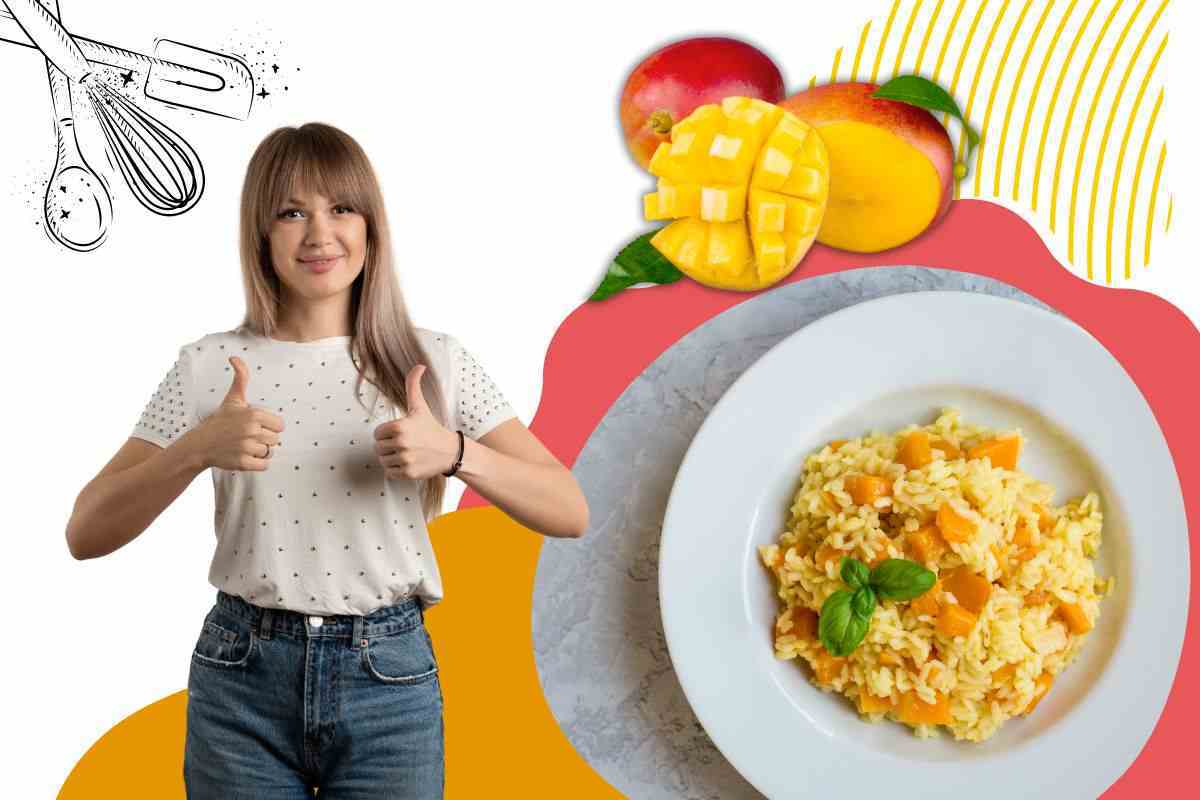 Risotto al mango ricetta estiva