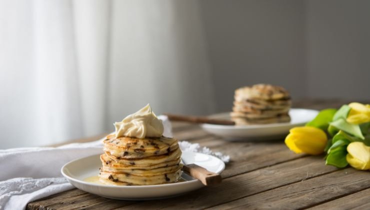 pancake gocce di cioccolato