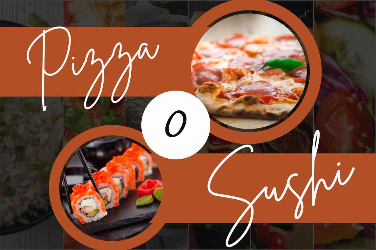 test pizza o sushi