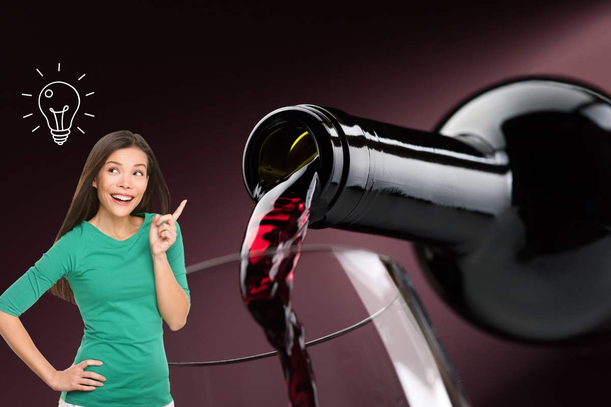 riciclare vino avanzato