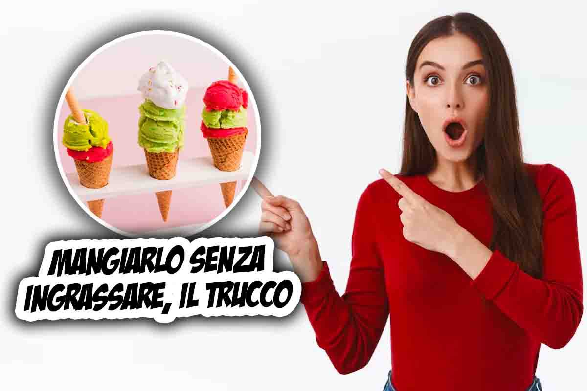 mangiare gelato senza ingrassare