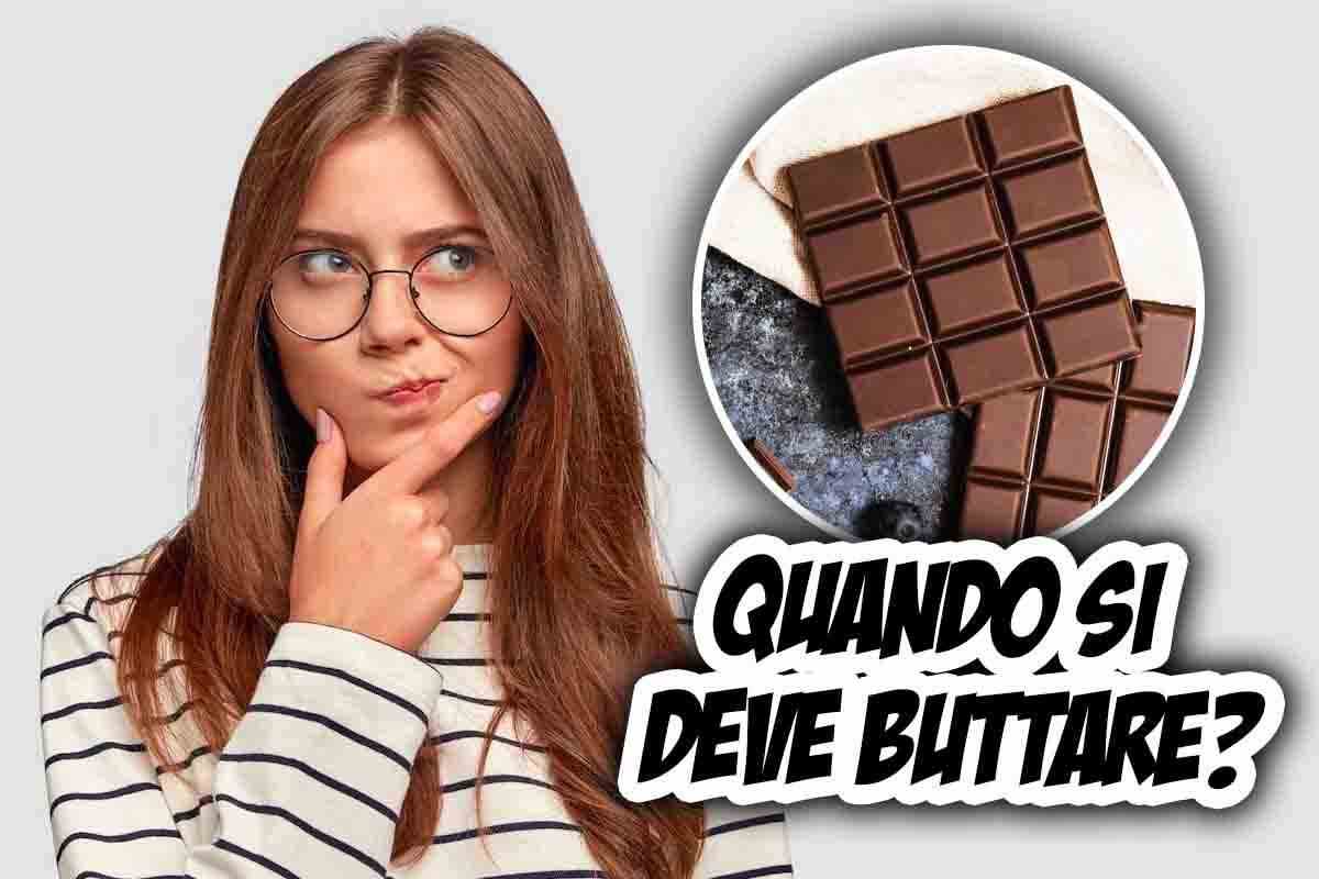 quando la cioccolata va gettata via