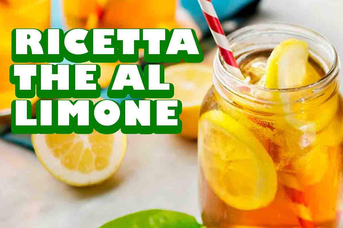 tè al limone: ricetta fai da te