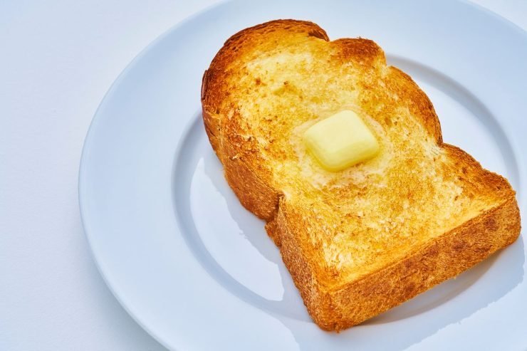 toast con il burro il trucchetto perfetto