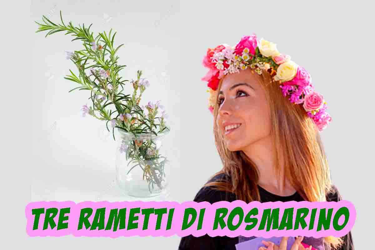 trucco dei rametti di rosmarino