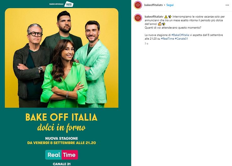 La nuova stagione di Bake Off: i concorrenti