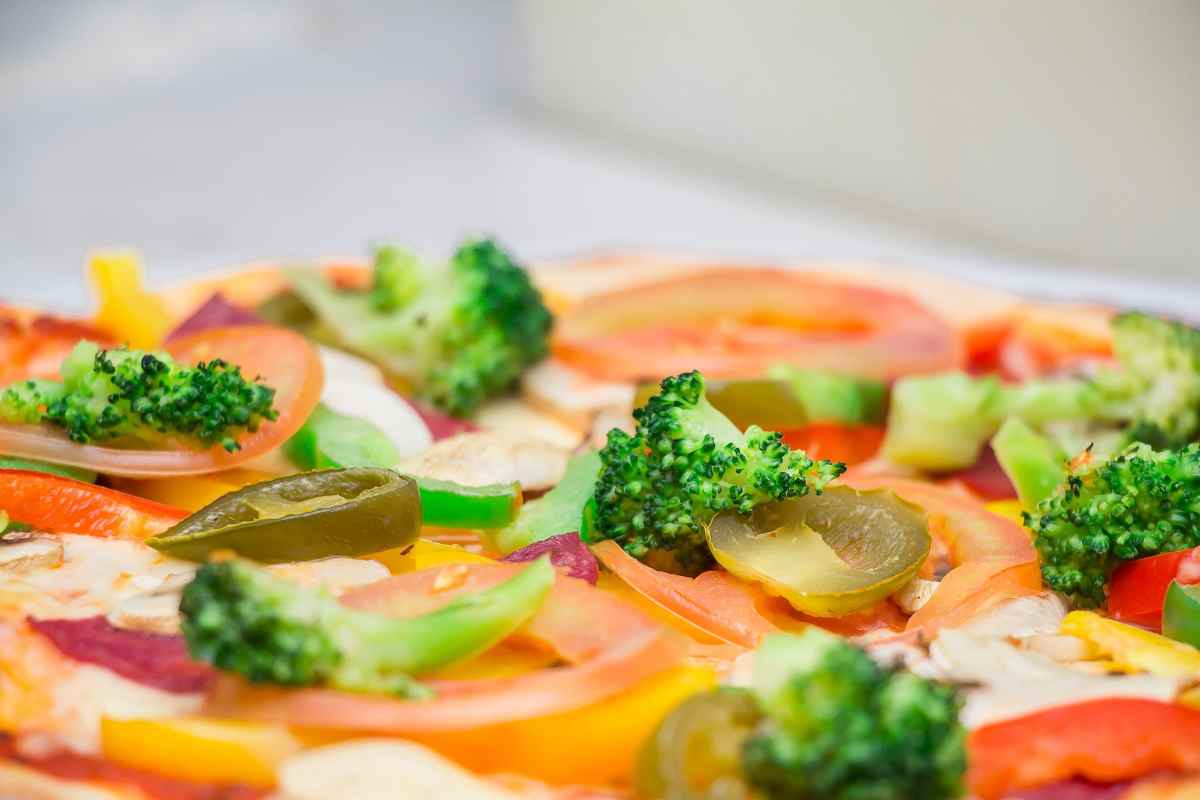 Pizza estiva con le verdure