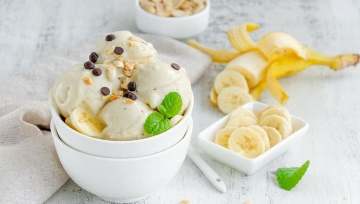 gelato gusto banana 