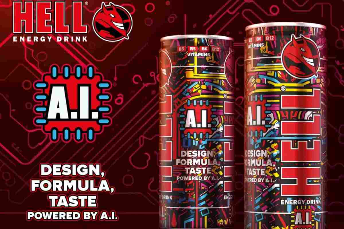 hell Ai energy drink creato con una IA