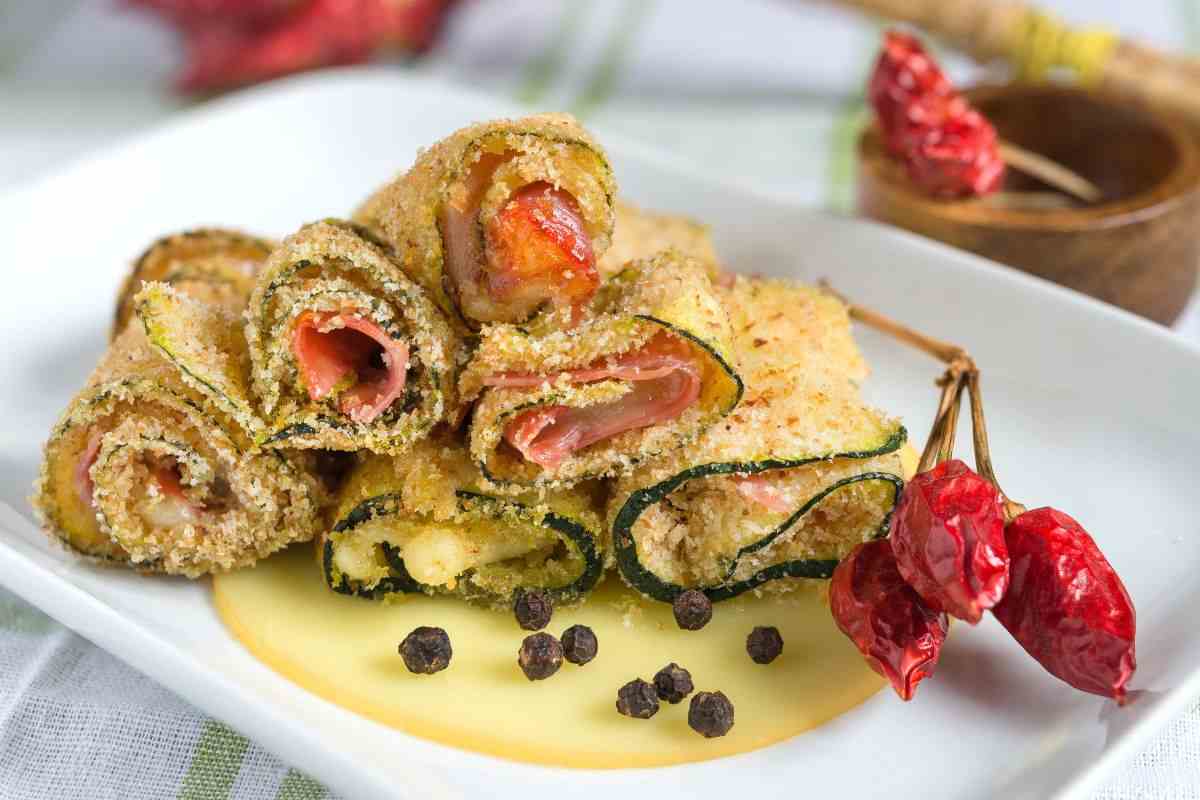 involtini di zucchine leggeri