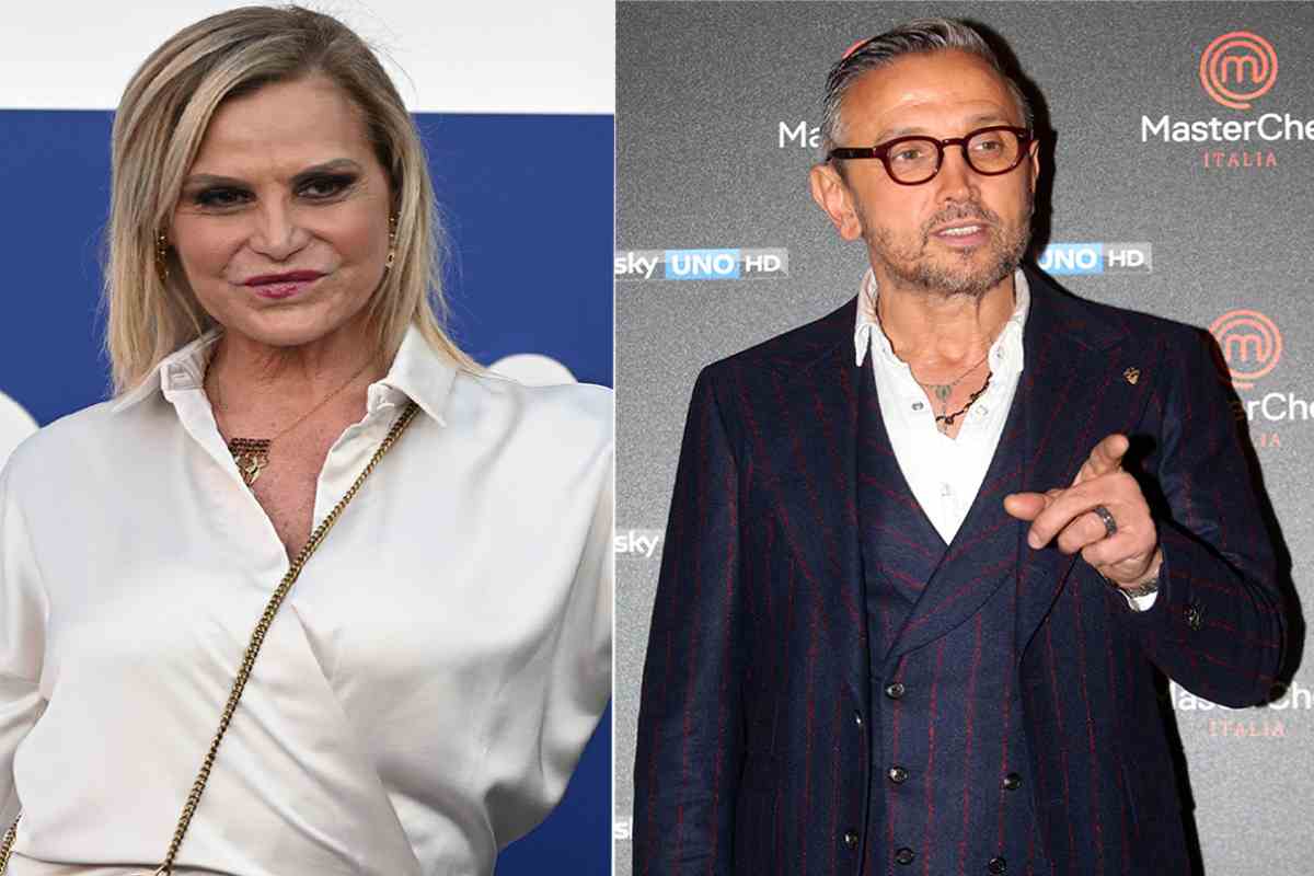 Simona Ventura e lo chef Barbieri insieme