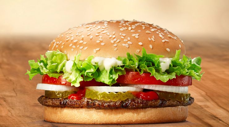 Whopper di Burger King sotto accusa