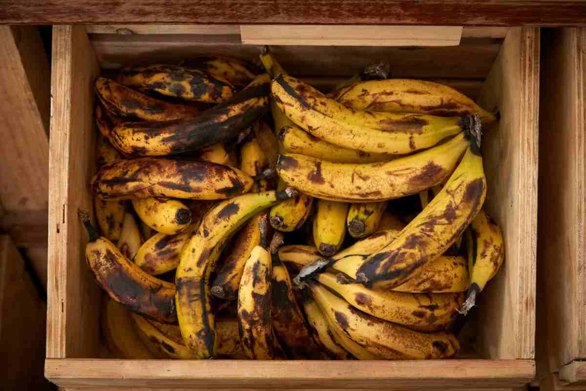 buccia annerita e la polpa flaccida: come si conservano le banane