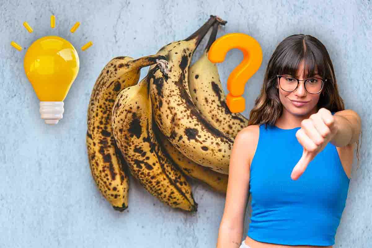 banane annerite: come evitare