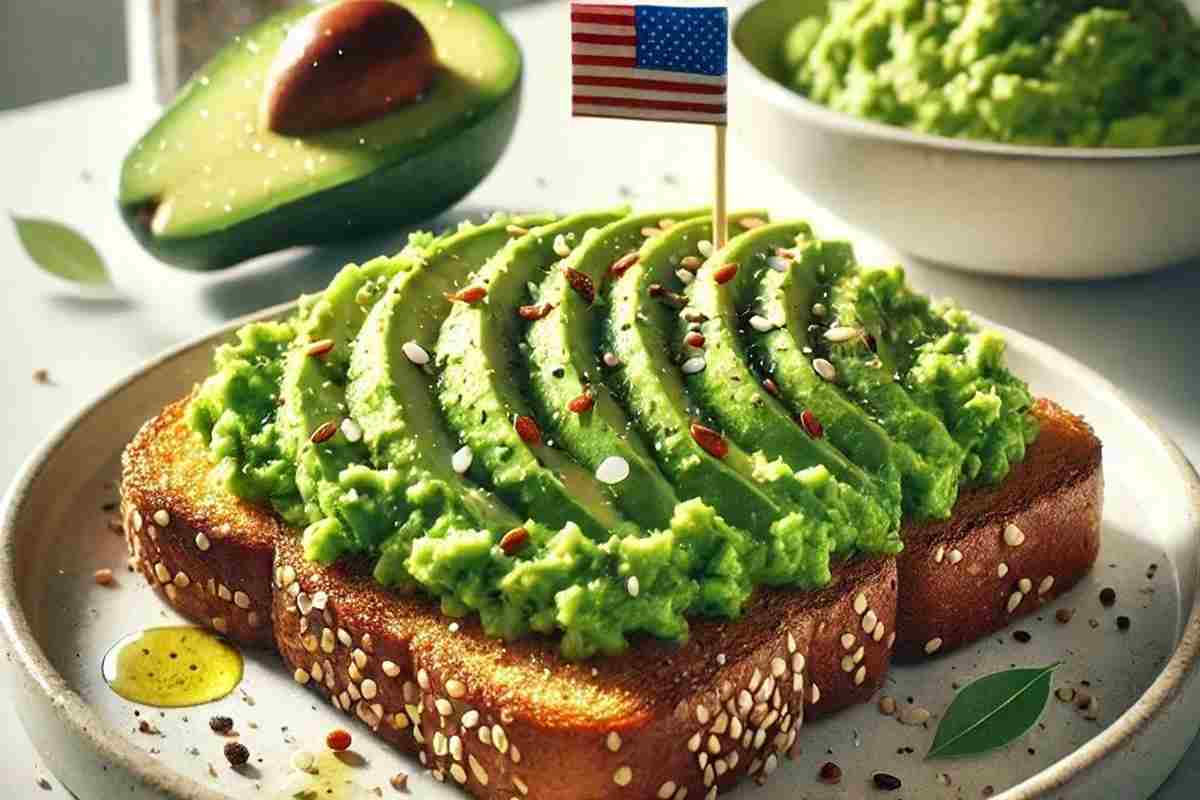 Avocado tost all'americana